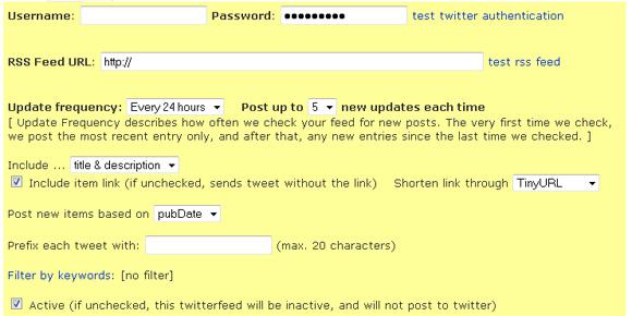 Автопостинг из WordPress в Twitter