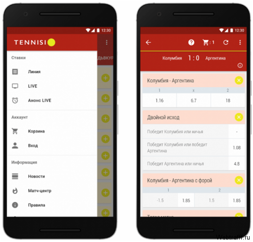 Букмекерская контора Tennisi - обзор