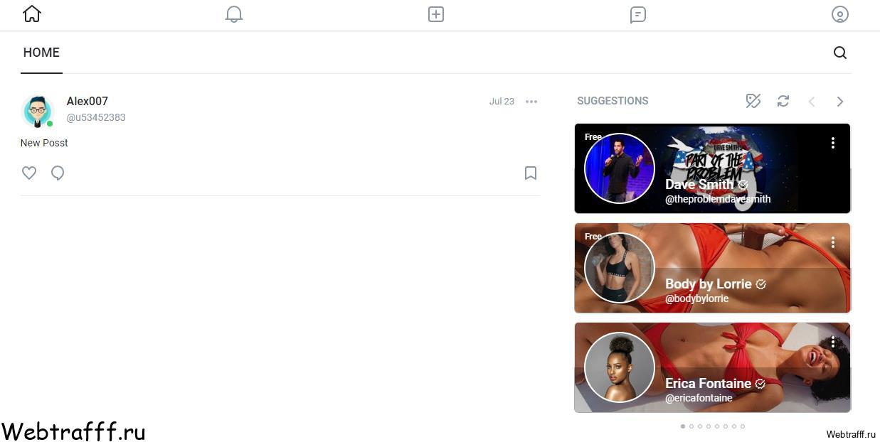 Onlyfans профиль