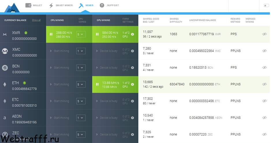 MinerGate программа для майнинга криптовалюты с компьютера
